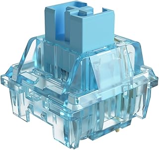 Commutateurs tactiles ako jelly blue à 3 broches 40gf pour clavier mécanique diy