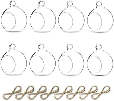 Bougeoir en verre suspendu zikiki, bocaux en verre pour décoration de jardin