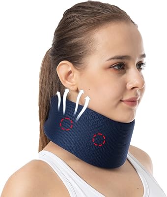 Orthèse cervicale en mousse souple, collier cervical universel, minerve réglable pour dormir