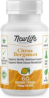 Suppléments newlife naturals aux agrumes et à la bergamote 500 mg pour le soutien