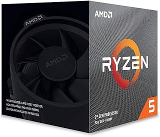 Processeur umd ryzen 5 3600x, 6 cœurs, 12 threads, vitesse de base