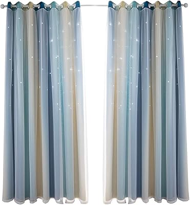 Rideaux occultants motif étoile pour enfants filles, salon, chambre à coucher, salon, rideaux de fenêtre colorés à double couche, 1 pièce (53. Profitez des meilleurs deals du Sénégal sur Diaytar