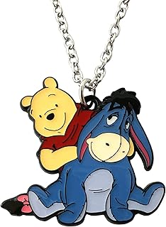 Collier winni pooh eeyor de dessin animé, pendentifs en alliage de zinc, cadeaux