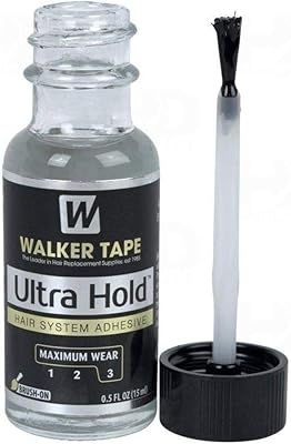 Flacon de liaison liquide ultra hold gt hair avec brosse à perruque. 150