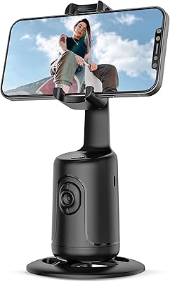 Trépied de suivi automatique du visage xvirgin, stabilisateur de caméra de téléphone rotatif