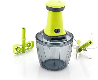 Amar impex 7xblades coupe-poussoir 2 en 1 950 ml - vert