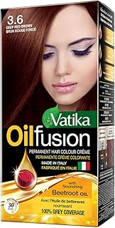 Kit de teinture capillaire vatican naturals brun rouge foncé 108