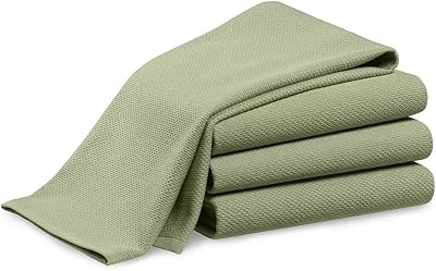 Serviettes multi-usages sonoma, lot de 4, vert foncé
