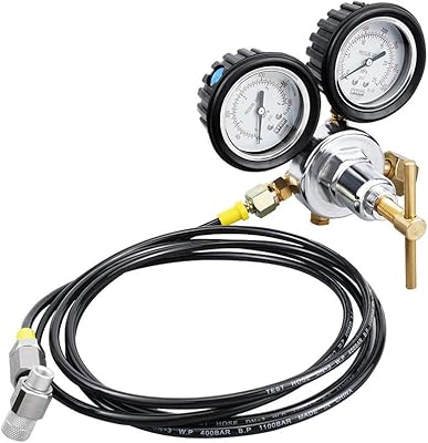 Kit de régulateur d'azote nicecnc 6000psi kit de remplissage de choc tuyau