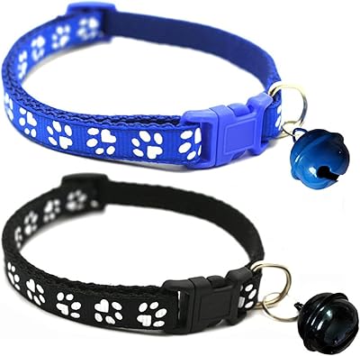 Collier pour animaux joling avec cloche réglable 2 pièces - 19-32 cm