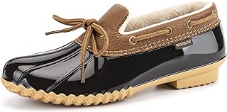 Chaussures de canard plates, chaussures de jardin imperméables à enfiler pour femmes
