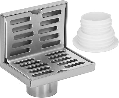 Siphon de sol en forme de l en acier inoxydable 304 pour salle