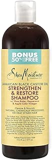 Shampooing fortifiant et réparateur au beurre de ricin shea moisture 577 ml