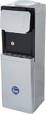 Distributeur d'eau sur pied sonashi 3 robinets chaud et froid avec armoire réfrigérée