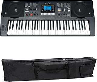 Clavier de piano électronique pleine grandeur mike music 61 touches, instrument de musique