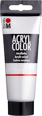 Couleur acrylique marabu 100 ml 082 argent