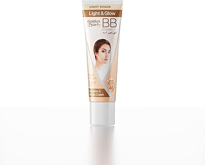 Golden pearl light shade bb cream avec spf 40 crème solaire éclaircissante