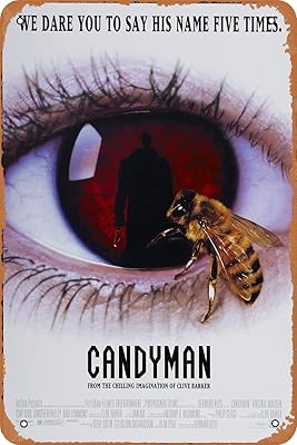 Seadlyise candyman 1992 affiche de film vintage style rétro en métal signe