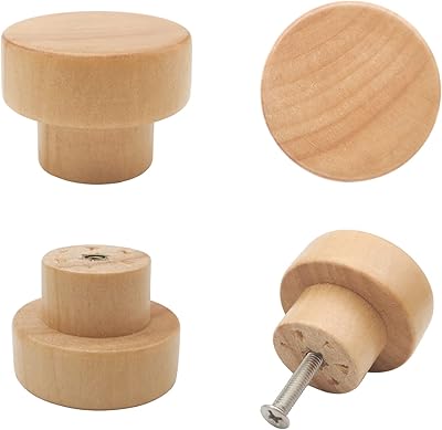 Bmgob 10 pièces boutons d'armoire ronds et plats en bois 1,39" (35 mm) poignées de tiroir et de meubles. Commandez en toute confiance sur Diaytar, votre marketplace de confiance