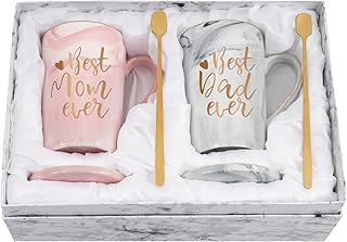 Tasse à café best mom dad ever cadeau de fête des mères