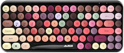 Clavier sans fil ajazz ajazz 308i bluetooth avec cache-clés rond 10
