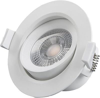Lumière led ronde réglable royal apex 7 w 240 v ac
