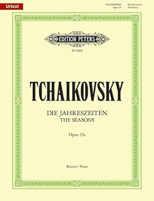 Les saisons op. 37bis (37a) pour piano : urtext