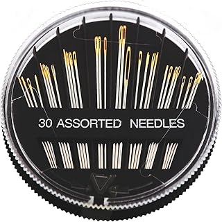 Aiguilles à coudre manuelles de luxe, lot de 30 aiguilles assorties avec 2