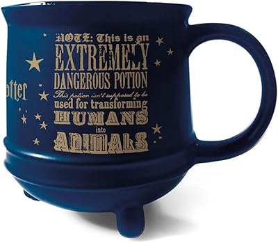 Tasse chaudron harry potter (conception de potions extrêmement dangereuses) tasse dans un coffret