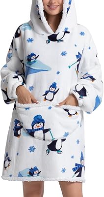 Couverture en flanelle avec capuche, magnifique couverture à capuche surdimensionnée toutes tailles, élégante