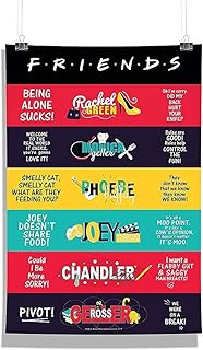 Mcsid razz plastic, paper friends - affiche de personnage de série tv, multicolore