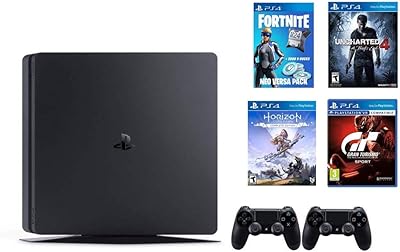 Console de jeu vidéo numérique sony playstation 4 500 go (noir) avec une manette