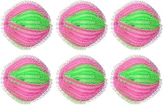 6 pièces en plastique créatif réutilisable nettoyage naturel lavage nettoyage de balles