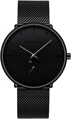 Montres pour hommes ultra fines et imperméables - montre élégante pour hommes, montre
