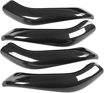 Couvercle de poignée de porte intérieure, 4 pièces couvercle de poignée de porte intérieure de voiture en fibre de carbone pour bmw x1 x2 2016-2019. Diaytar : La plateforme qui démocratise le shopping en ligne au Sénégal