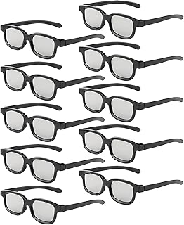 Lunettes 3d reald lunettes passives polarisées circulaires non clignotantes pour cinéma au format