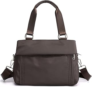 Grand sac fourre-tout pour femme en nylon imperméable, sac à bandoulière de sport