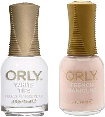 Ensemble de vernis à ongles french manucure duo, vernis à ongles orly, pointes