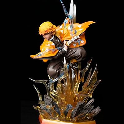 Figurine artisanale de dessin animé, jouet demon slayer agatsuma zenitsu, figurine d'anime à