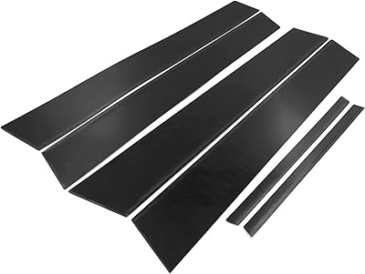 X auto hawks 6 pièces couvercle de protection de pilier de fenêtre