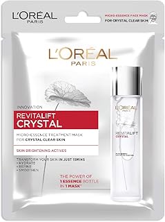 Masque en tissu revitalift crystal micro essence de l'oréal paris, 25 g