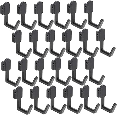 Yardoy 24 pièces crochets pour panneau perforé en j pour outils de rangement