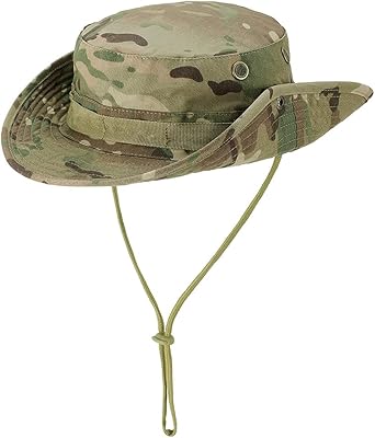 Chapeau boonie à large bord pour hommes et femmes chapeau de camouflage résistant