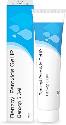 Crème contre l'acné benixop sleeve peroxyde de benzoyle 5 %, 20 g