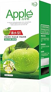 Crème de coloration capillaire à la pomme, sans produits chimiques, teinture capillaire originale