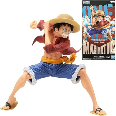 Banpresto - one piece - le singe d. luffy maximatic 17 cm