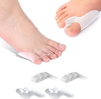4 pièces de protection pour oignons séparateur d'orteil rose et protecteurs pour corriger