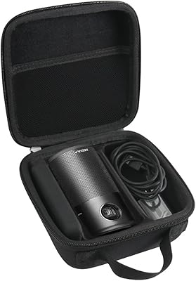 Étui de voyage rigide hermitshell pour mini-projecteur intelligent anker nebula capsule