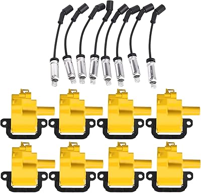 Voici un ensemble de 8 bobines d'allumage robustes avec faisceau de câbles compatibles