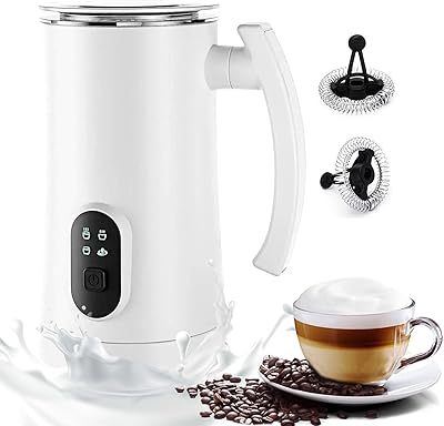 Mousseur à lait électrique 4 en 1 350 ml mousseur automatique chaud
